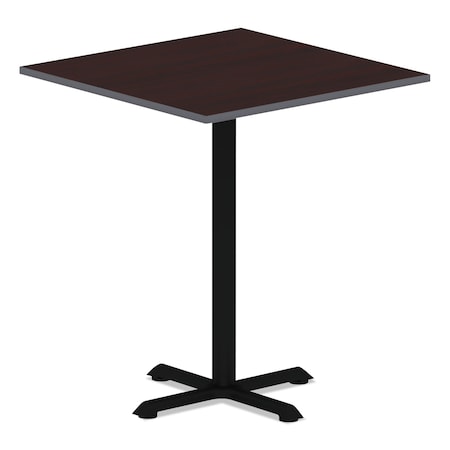 Alera Square Rev Lam Table Top, Square, Med Chrry/Mahog , Mahogany Tabletop ALETTSQ36CM